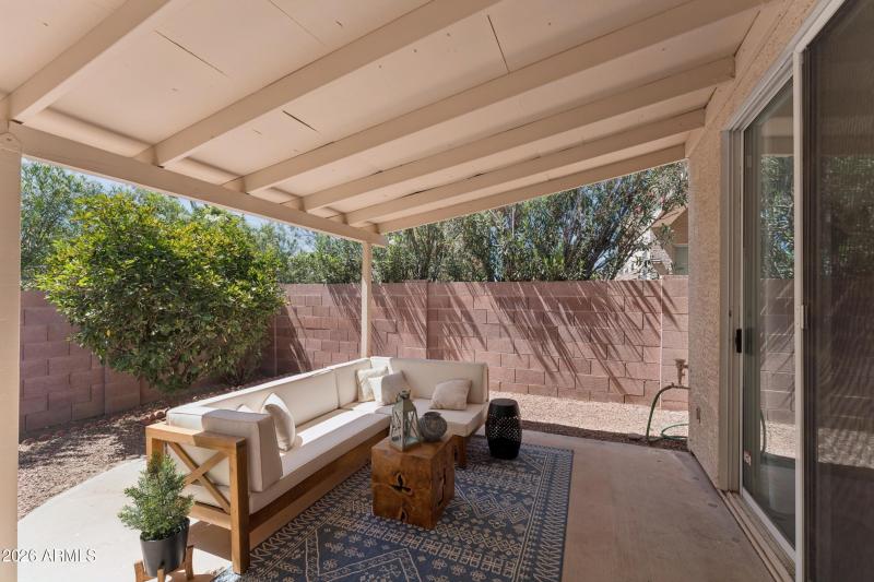Back patio