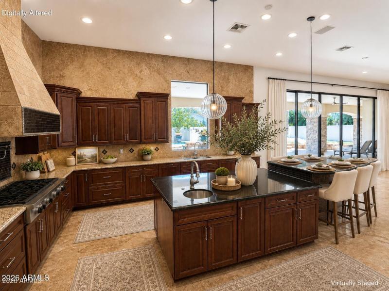 Virtually Staged Kitchen