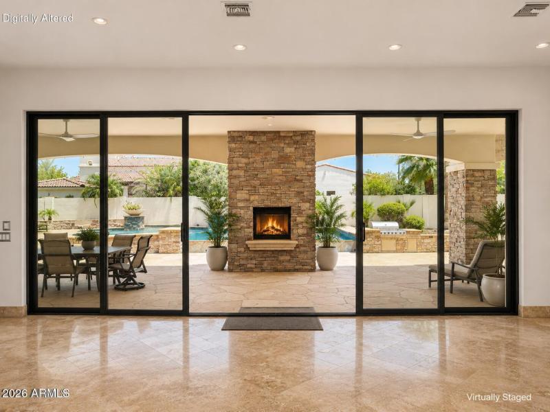 Virtually Staged South Facing View