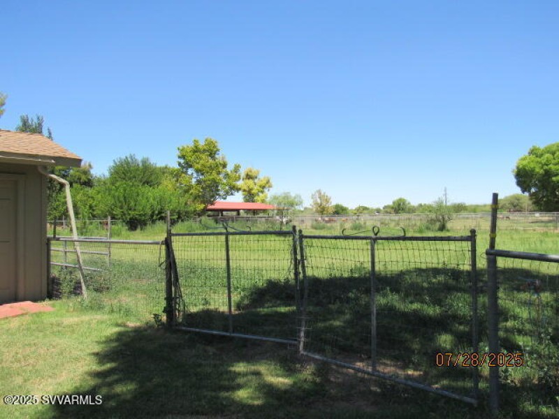 fenced pasture