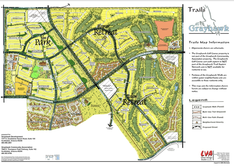 Grayhawk Trail Map