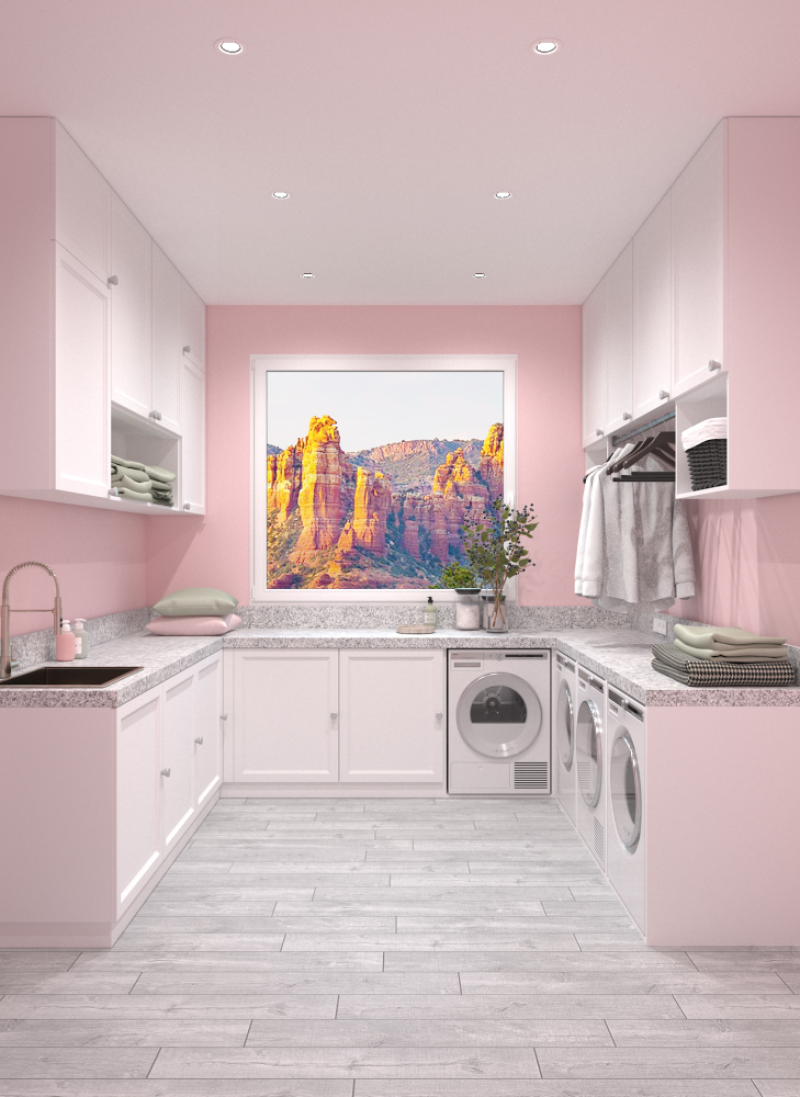 85 Hilltop Rendering Laundry Room