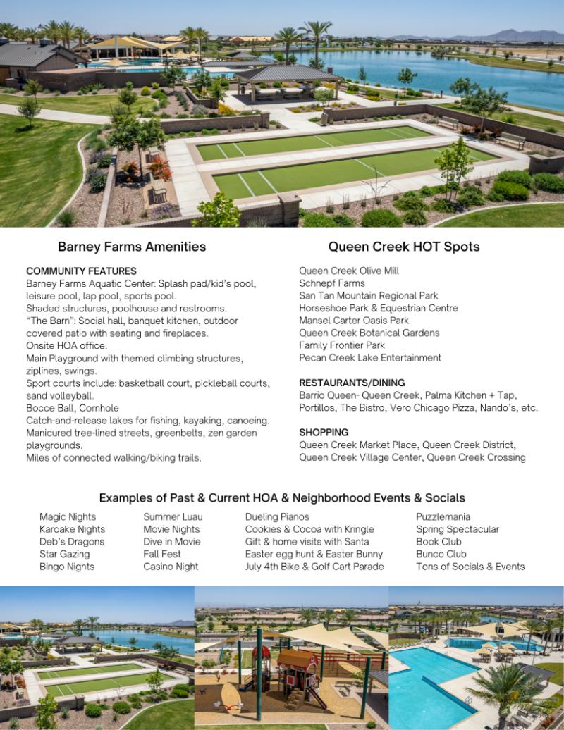 Barney Farms & QC Info