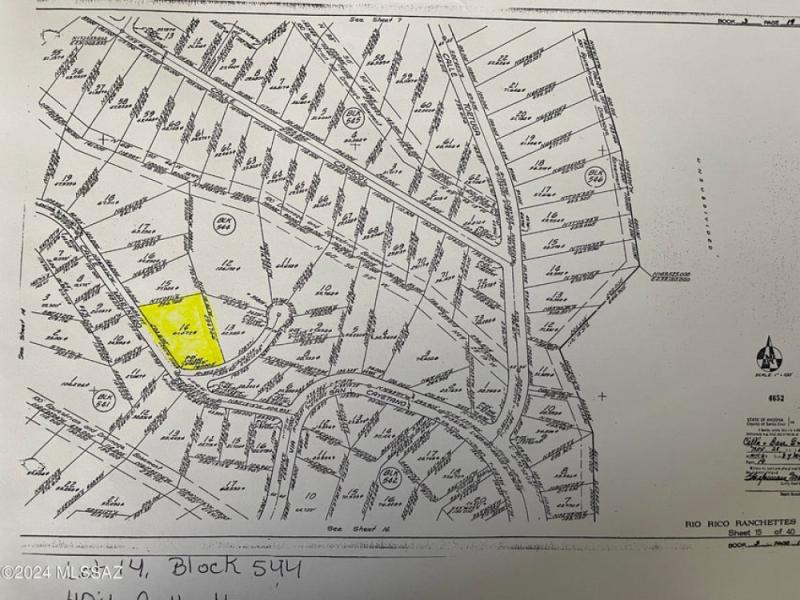 Property map, lot 14
