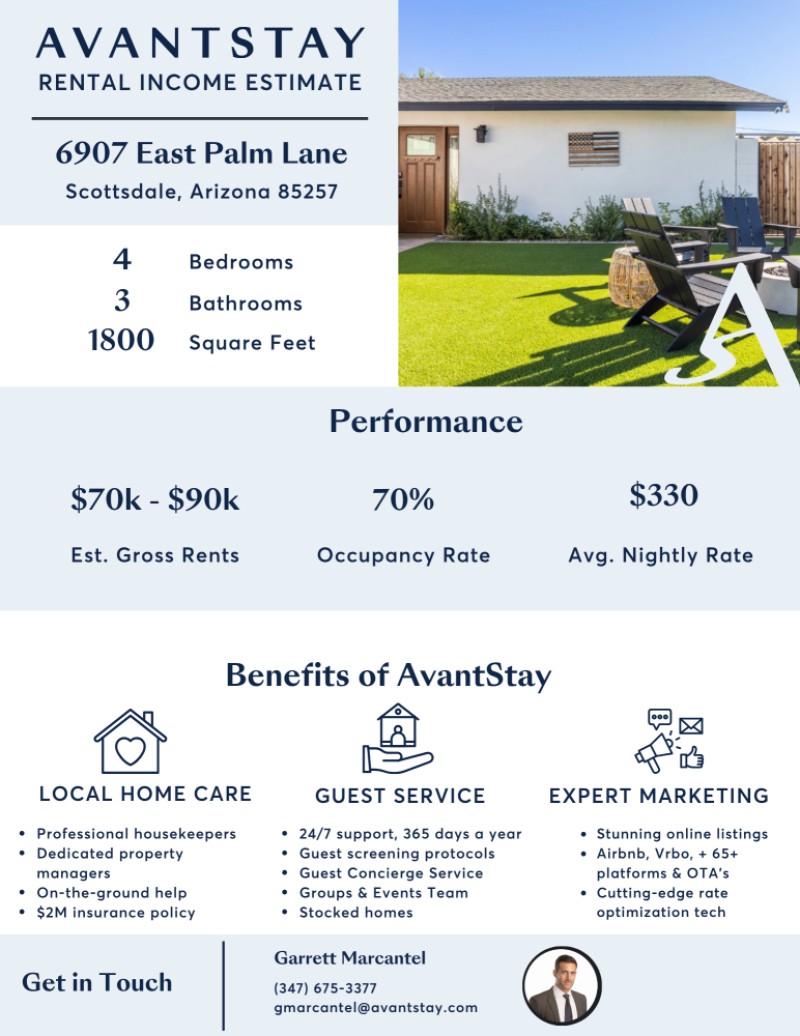 STR income flyer