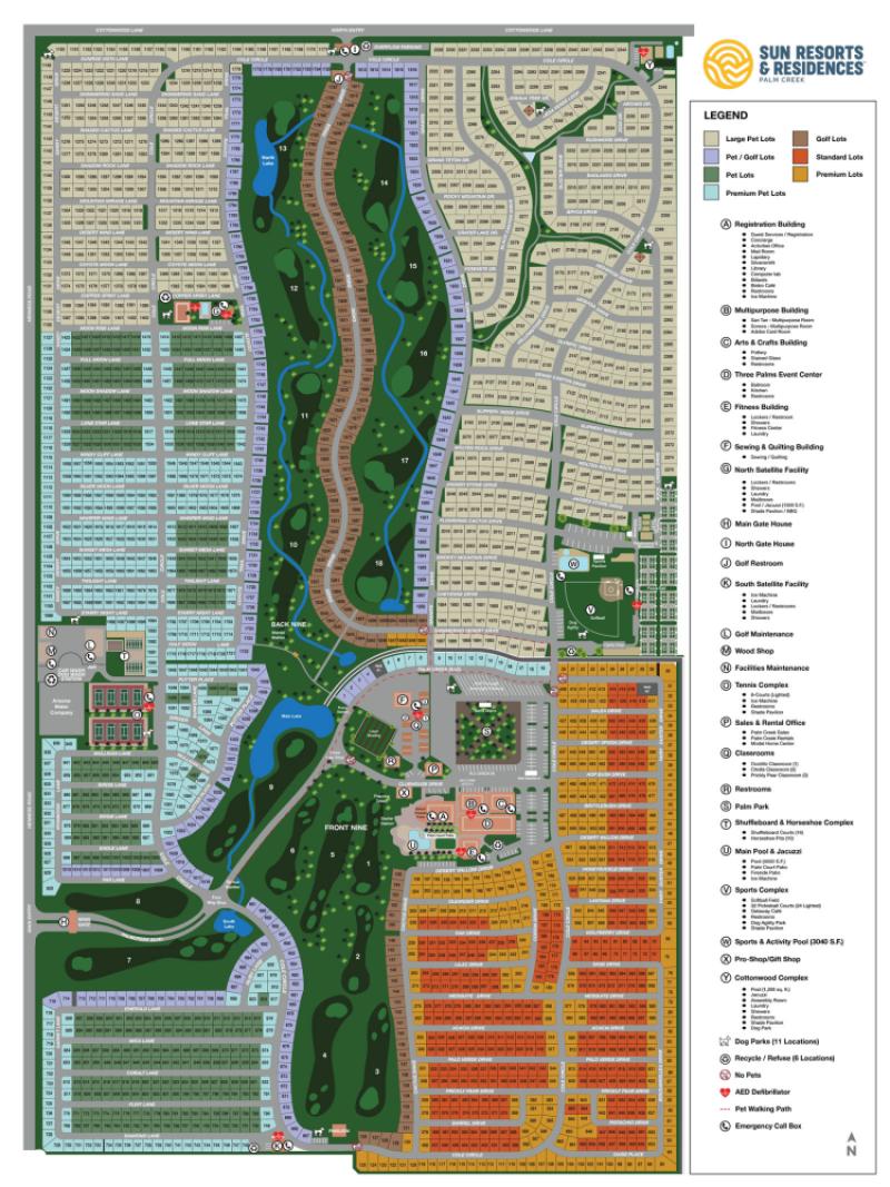 Palm Creek Park Map