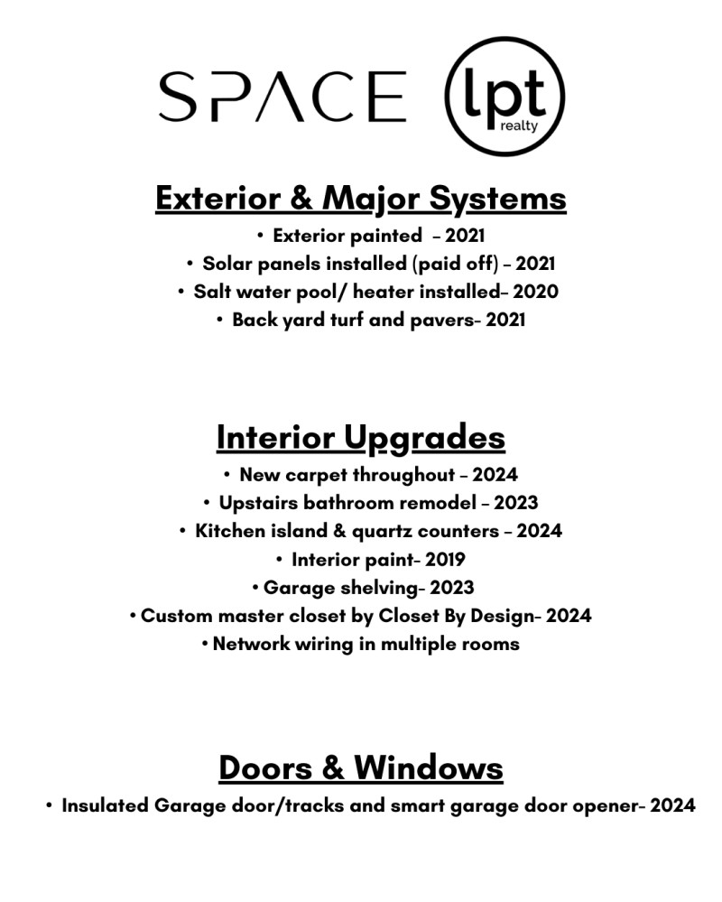 Property Upgrades