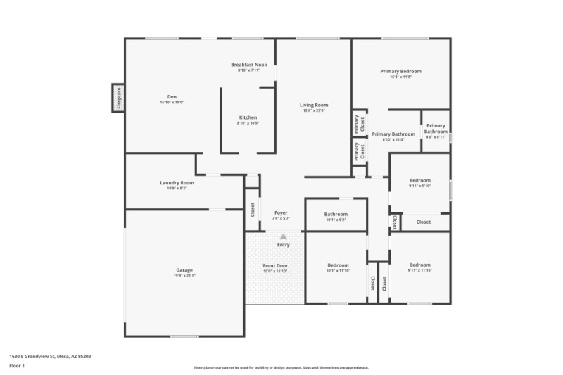 Floorplan - 16730 E Grandview