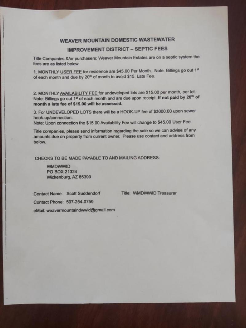 Weaver Mountain Letter