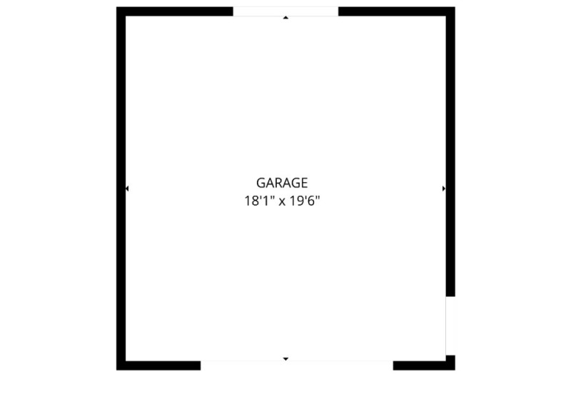 Unbranded floorplan extra garage/shed
