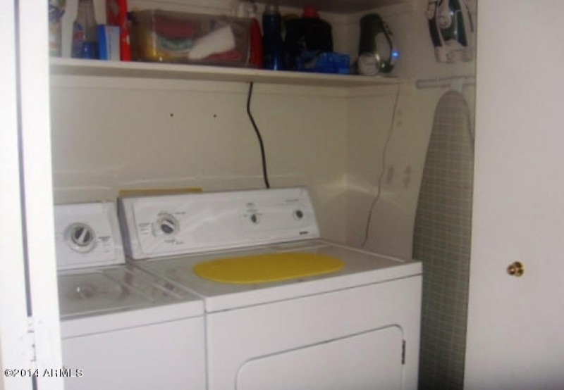 Laundry facility in unit
