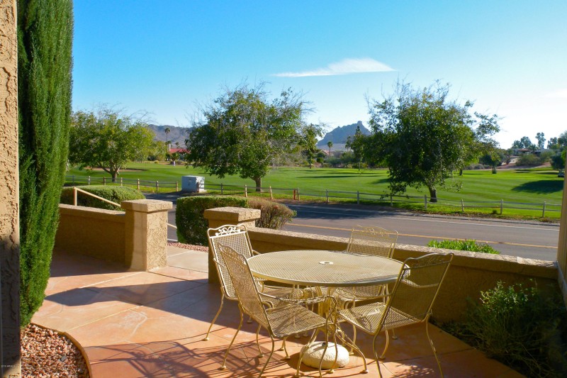 VIEW FROM FRONT PATIO