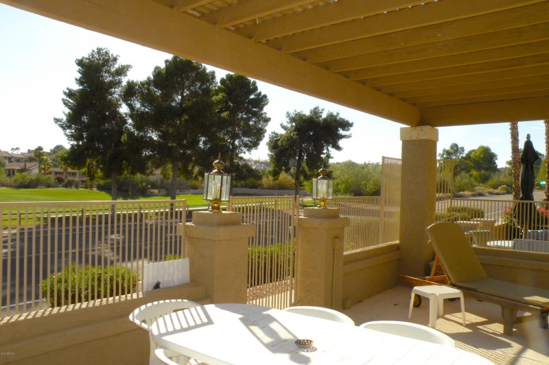 GOLF COURSE FROM PATIO