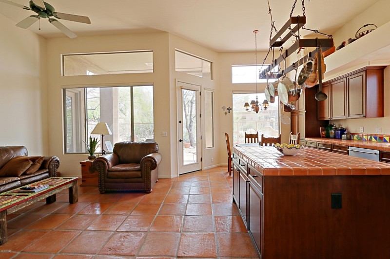 Family Room and Kitchen
