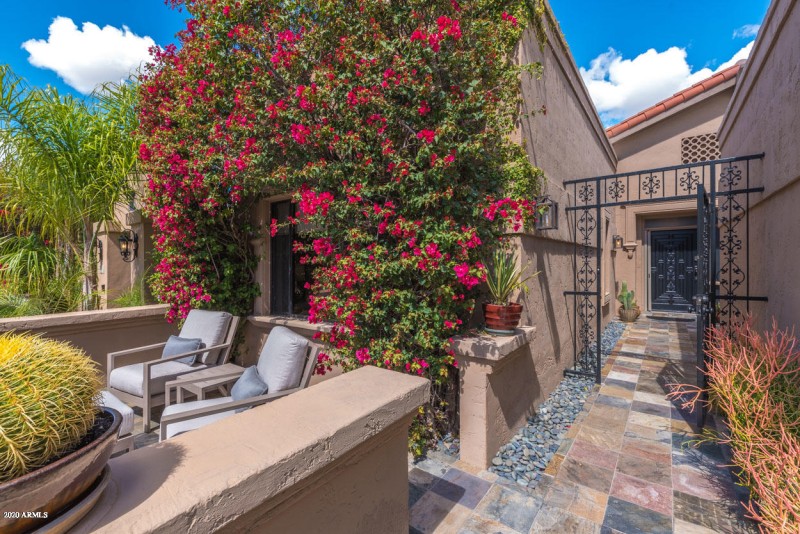 Front Patio and Courtyard