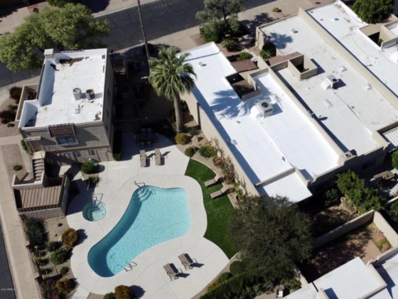 Overhead View of Pool