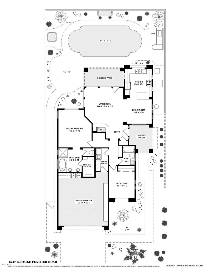 6747 East Eagle Feather- Floor Plan 2020