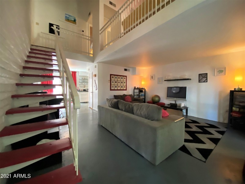 Living Room to Upstairs