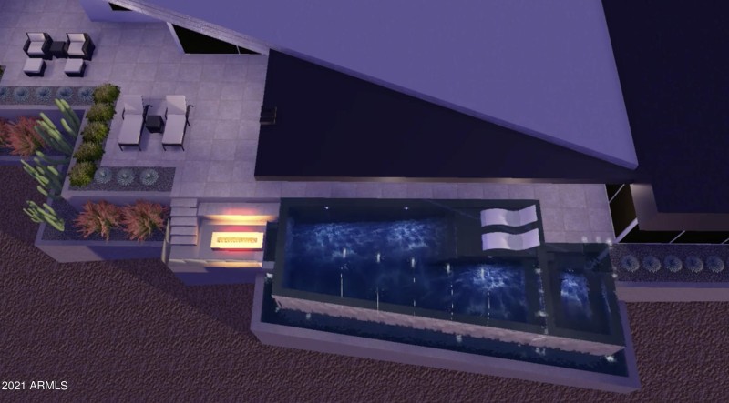 Pool Rendering Aerial