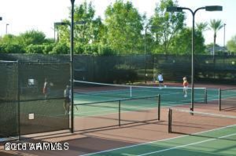 Five Lit Tennis Courts