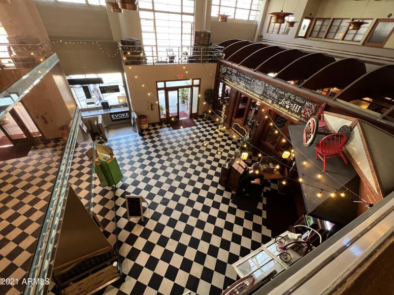 FRONT OF RESTAURANT FROM MEZZANINE