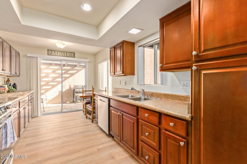 Kitchen with new appliances