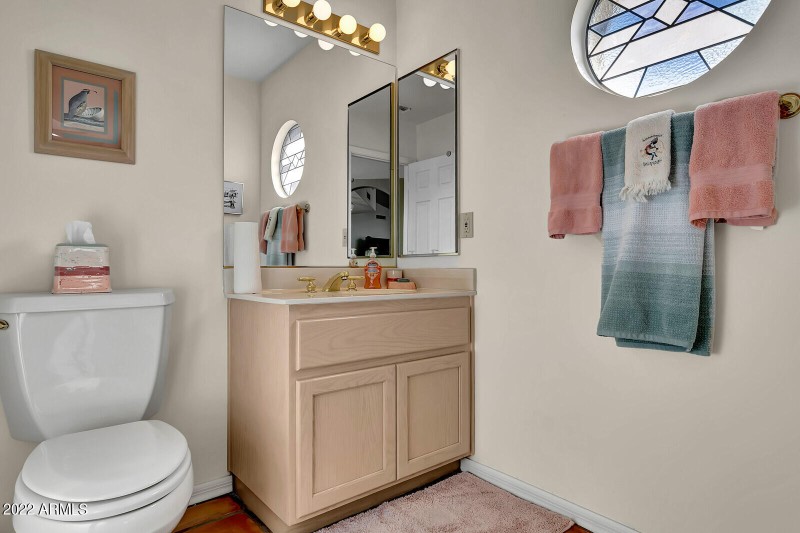 Half Bath by Kitchen