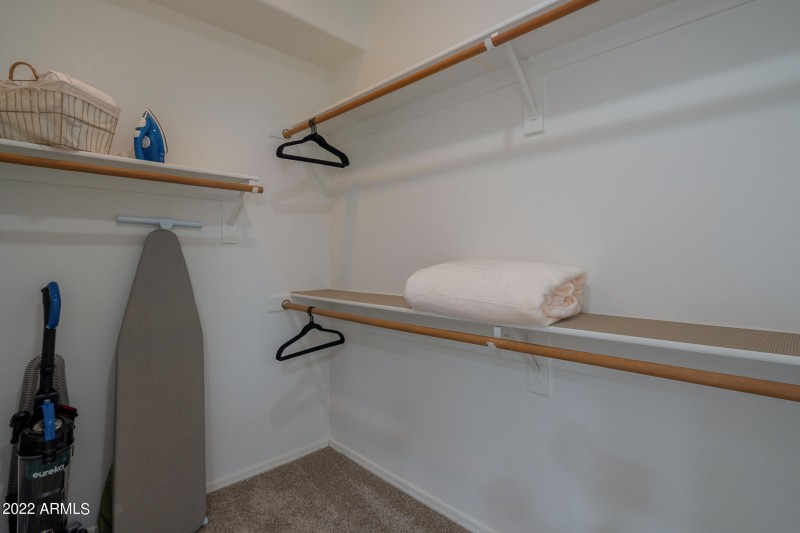 Spacious Master Closet