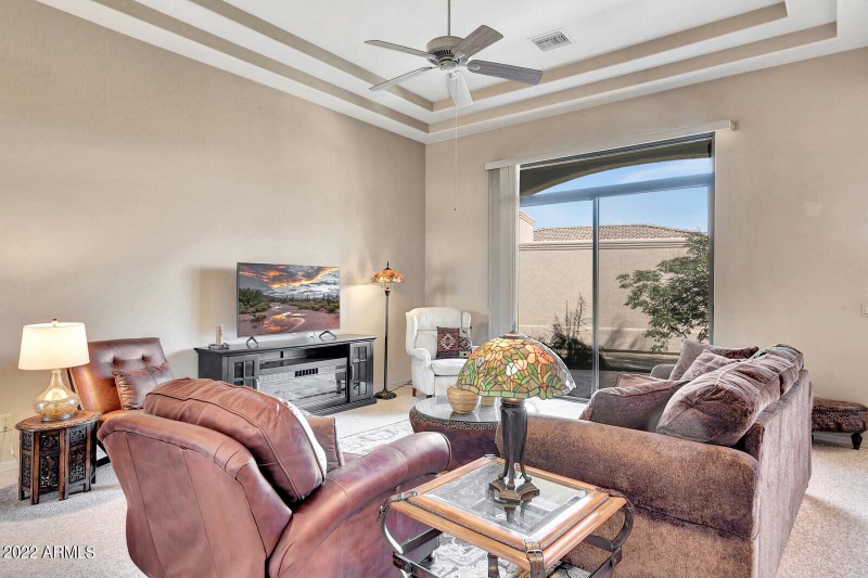 Living Room with Fireplace