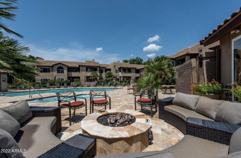 Outdoor Seating By Fire Pit