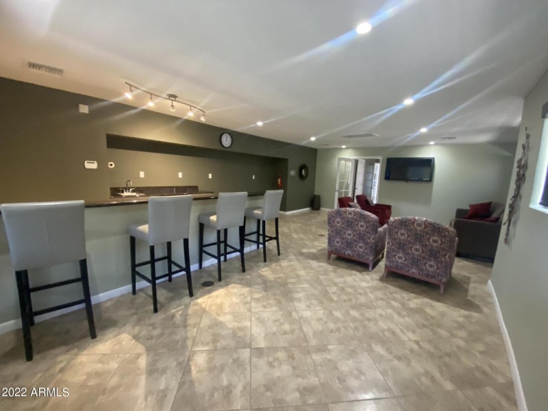 Community Space w/bar and kitchen