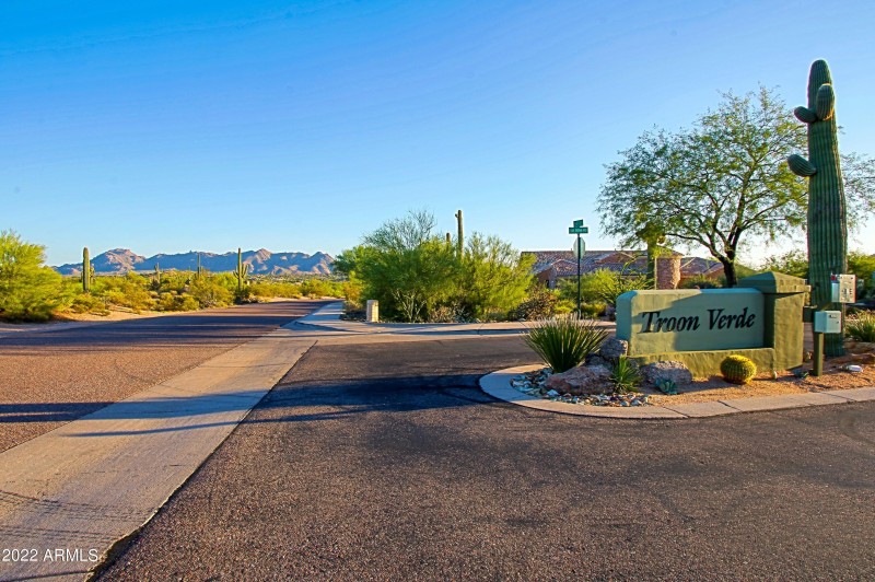 Mountains and Troon Verde Entrance