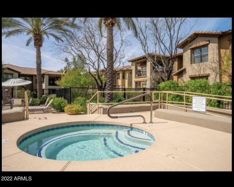 One of 3 community spas