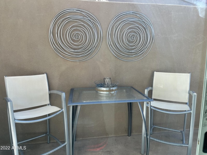 Enjoy the sitting area on balcony