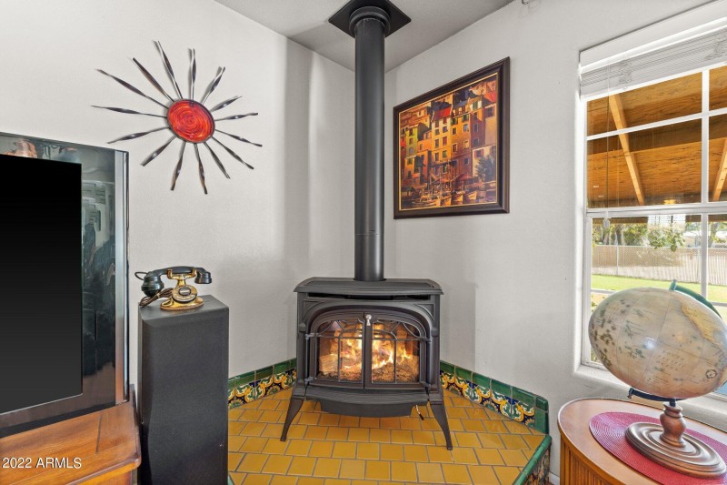 Natural Gas Stove in Great Room
