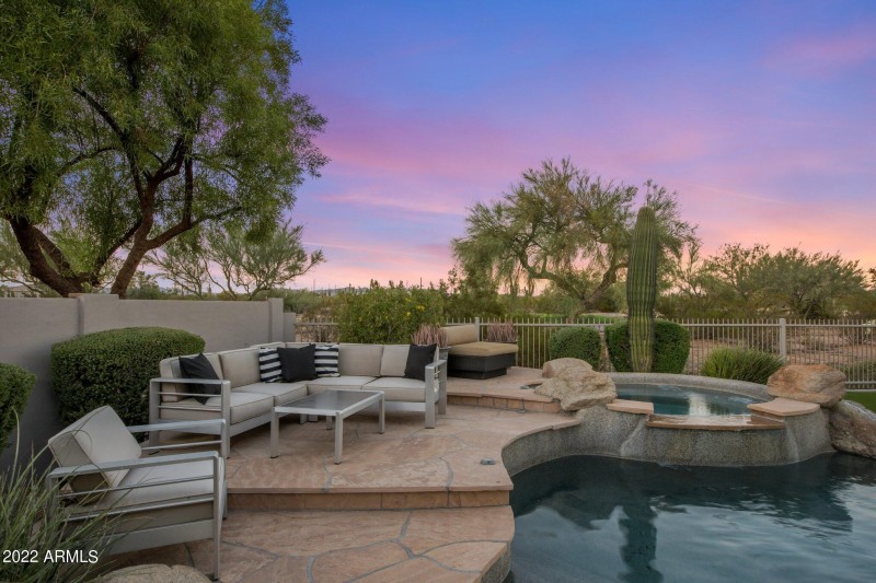 Backyard Seating Area