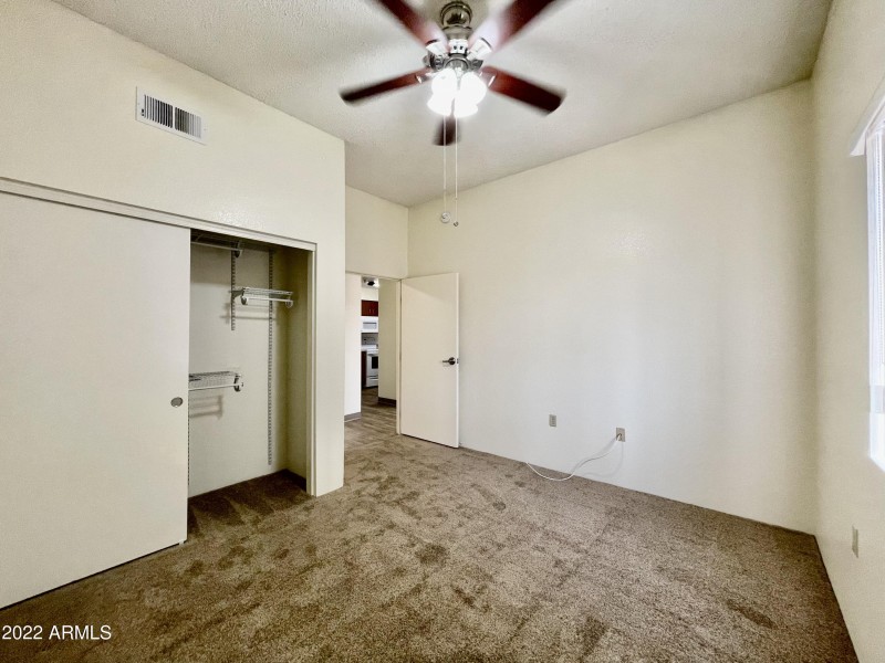 Bedroom with carpet option