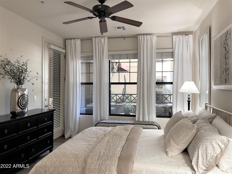 Bedroom w/Patio Access