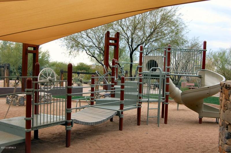 Playground at center
