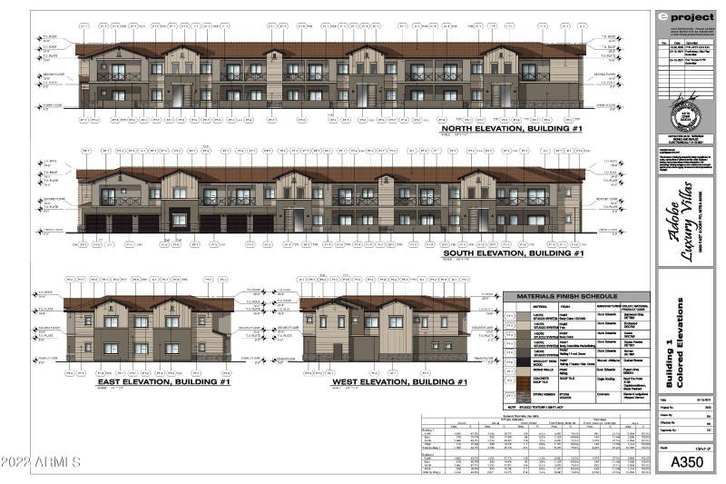 ADOBE COLORED ELEVATIONS