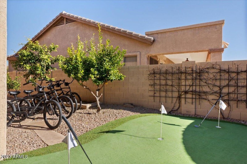 Putting Green Plus 4 cruiser bikes