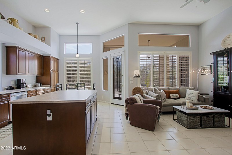 Kitchen and Family Room