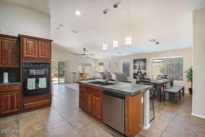 14 Kitchen to Living and Dining