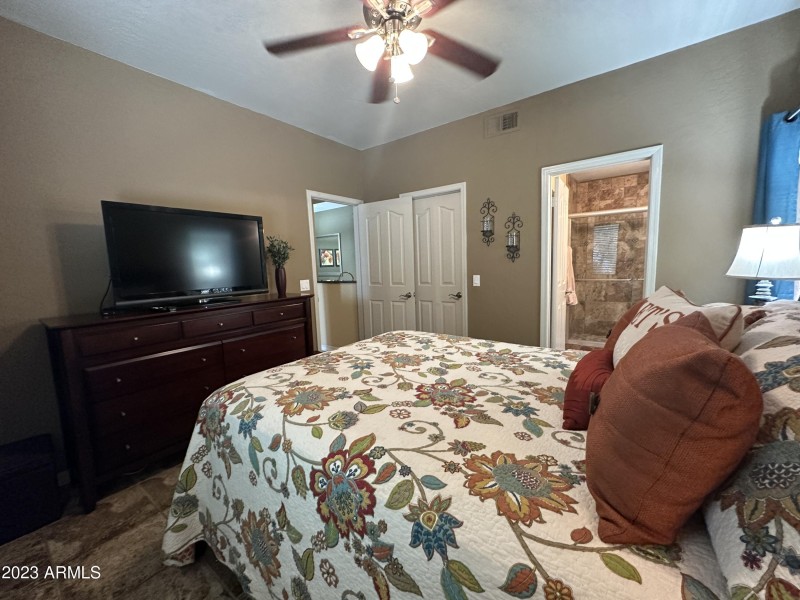 Master Bedroom with TV