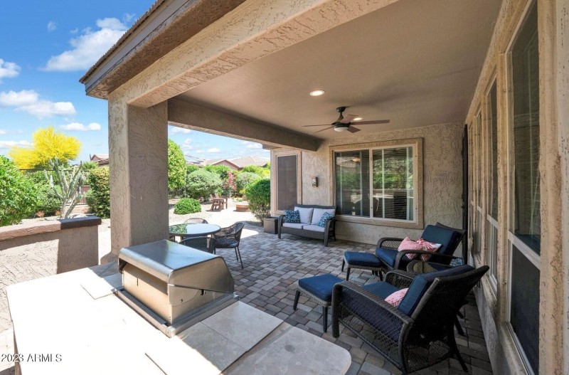 Covered Patio with BBQ