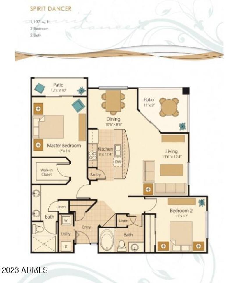 2 Bedroom Spirit Dancer