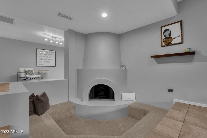 Sunken Fireplace