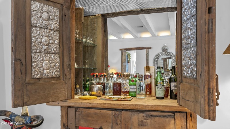 Custom Built In Bar