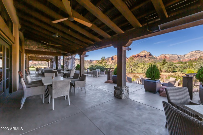 Seven Canyons Community Clubhouse Patio
