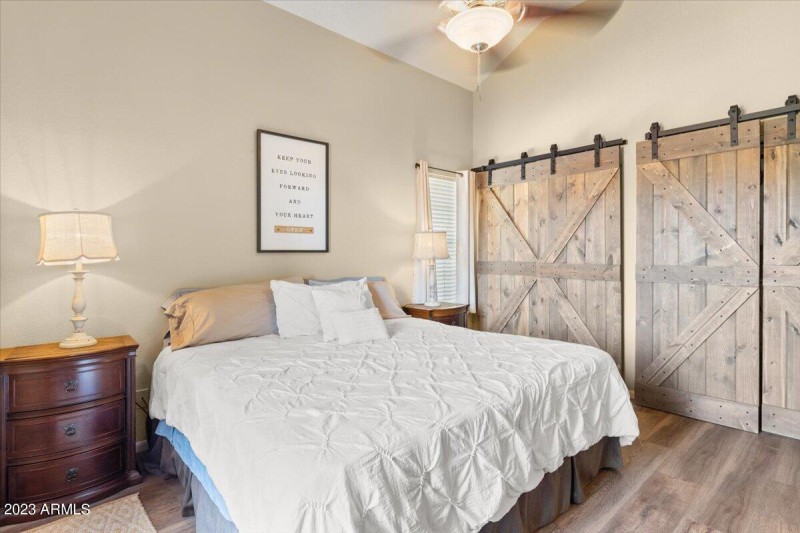 Primary Bedroom with King Size Bed